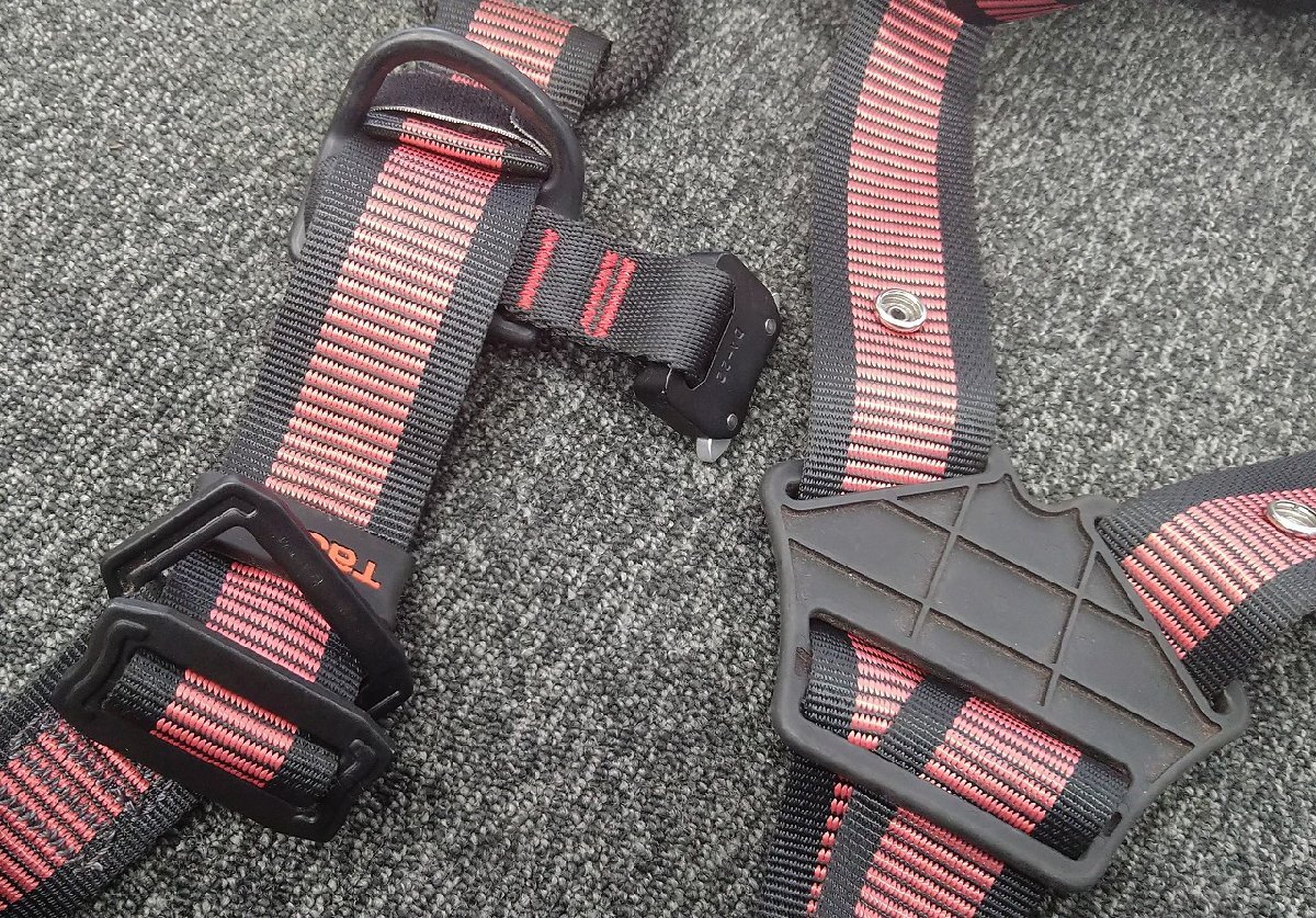 $ beautiful [TJM design tajima tool .. system stop for apparatus ( safety belt ) full Harness type Harness ZA line red L size AZAM-LRE]KH11687