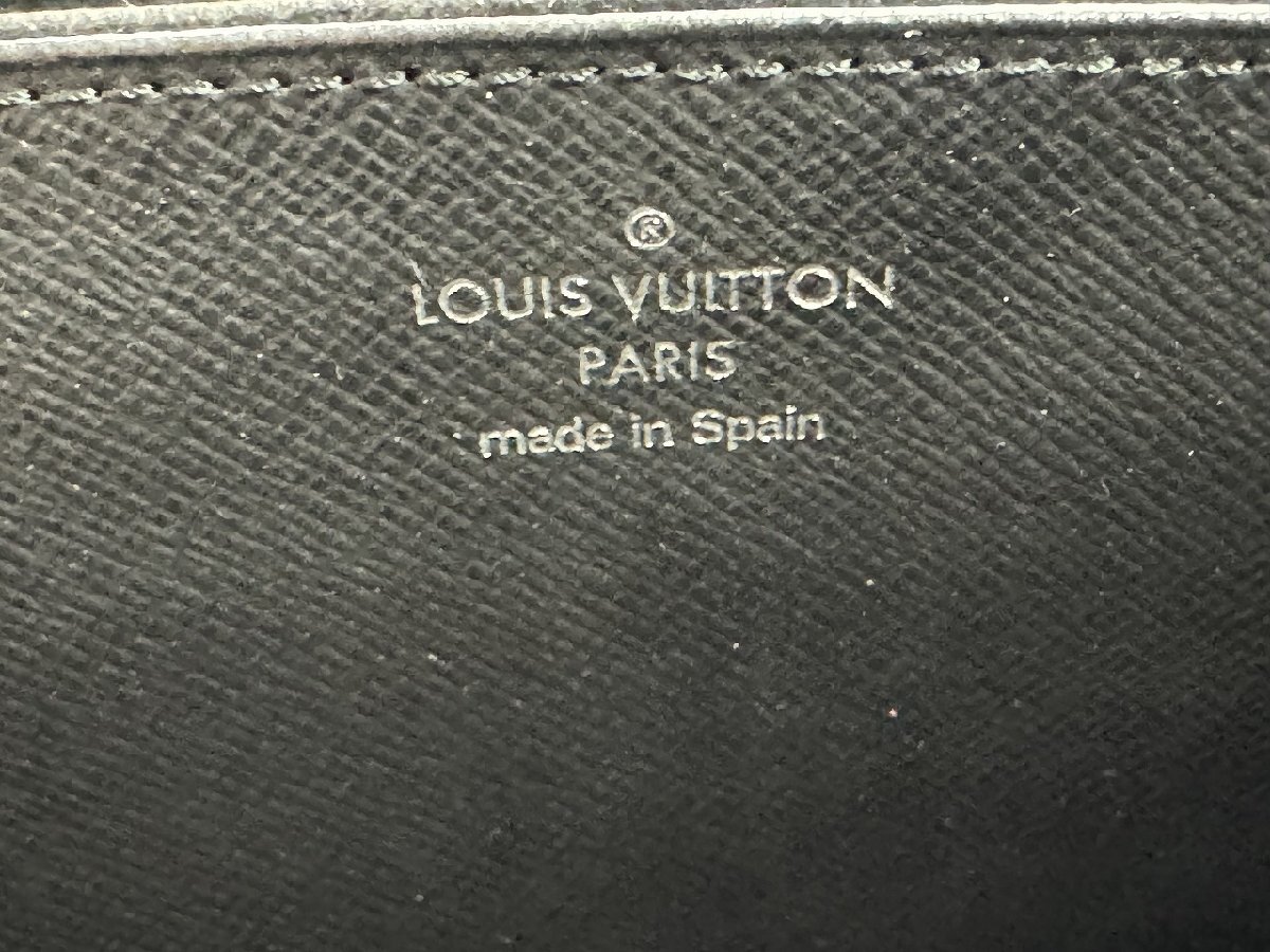 〓 【Louis Vuitton ルイヴィトン エピ ジッピーウォレット ノワール ラウンドファスナー M61857 メンズ 長財布 ブラック 箱付き】HO9502_画像8