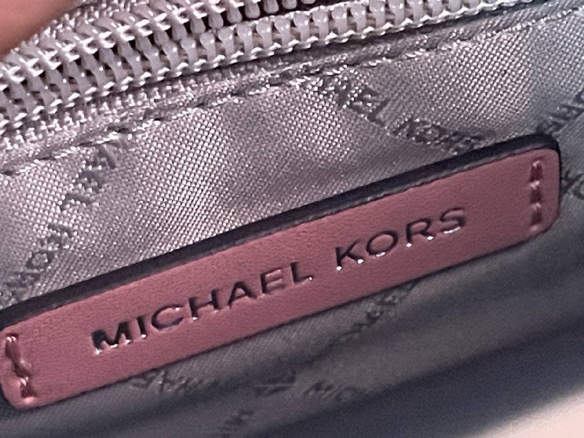 〓 【MICHAEL KORS マイケルコース 2WAY ハンドバッグ ショルダーバッグ ピンク レディース 保存袋付き レディース】HO9390_画像10