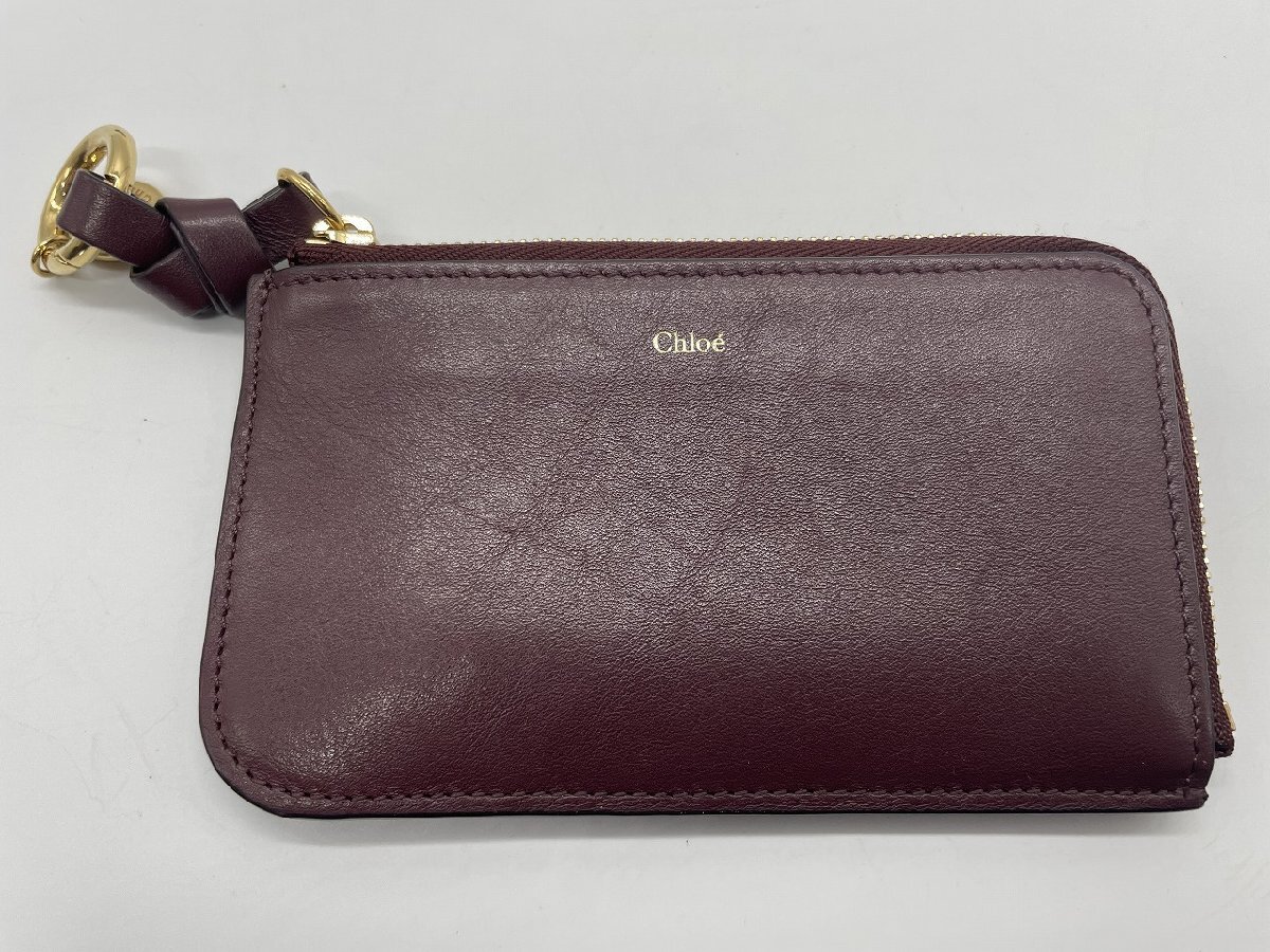 ∞大人気【クロエ Chloe シャネル CHANEL 二つ折り財布 ウォレット 小銭入れ ボルドー レディース ブランド】HM645.648_画像2