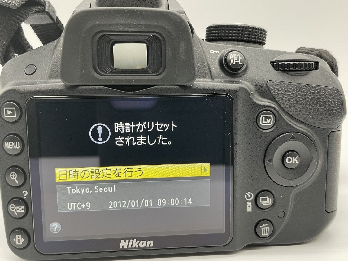 ∞通電確認済【ニコン Nikon D3200 デジタル一眼レフ カメラ AF-S DX NIKKOR 18-55mm 1:3.5-5.6G VR レンズ】OK17019_画像5