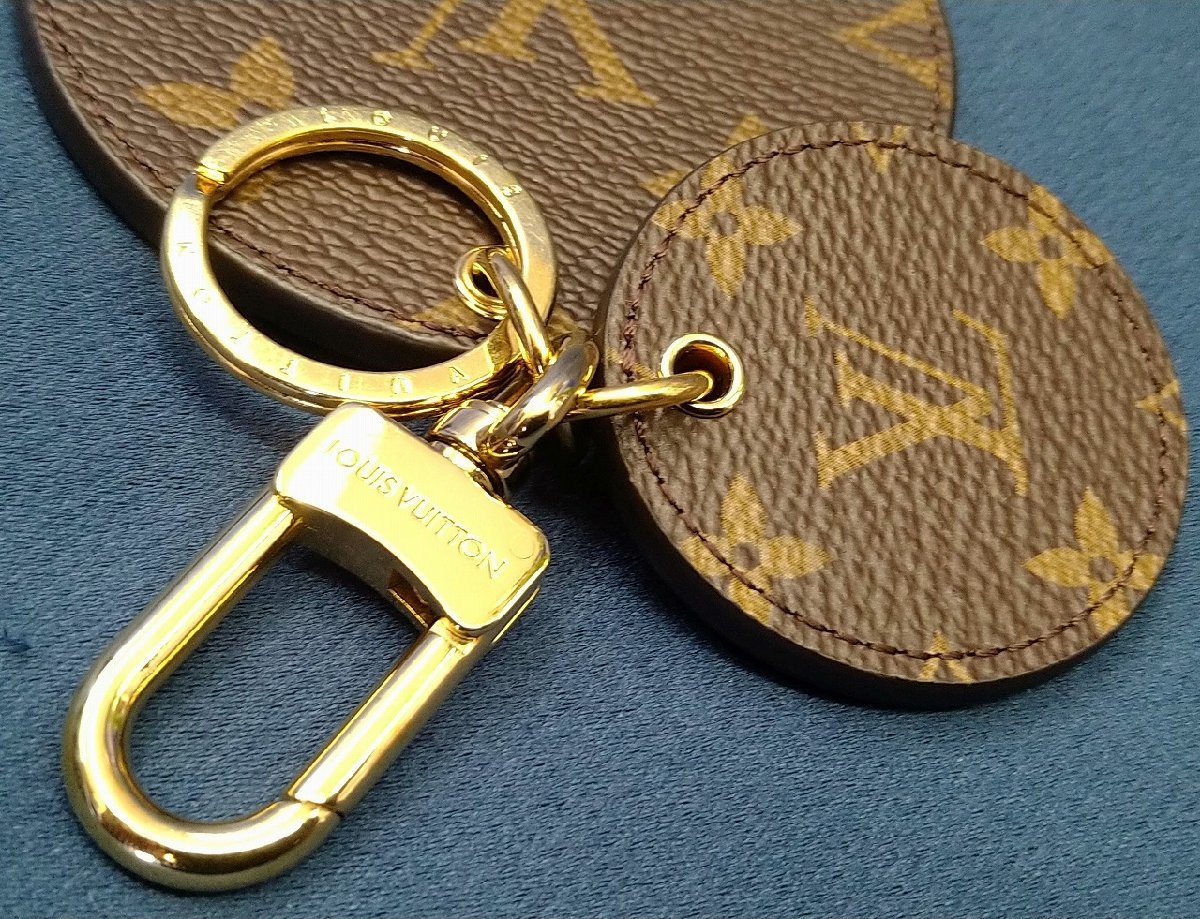 ＄綺麗【 LOUISVUITTON ルイヴィトン ポルトクレ・イリュストレ M69317 キーホルダー チャーム モノグラム・ジャイアントリバース】KH11456の画像6