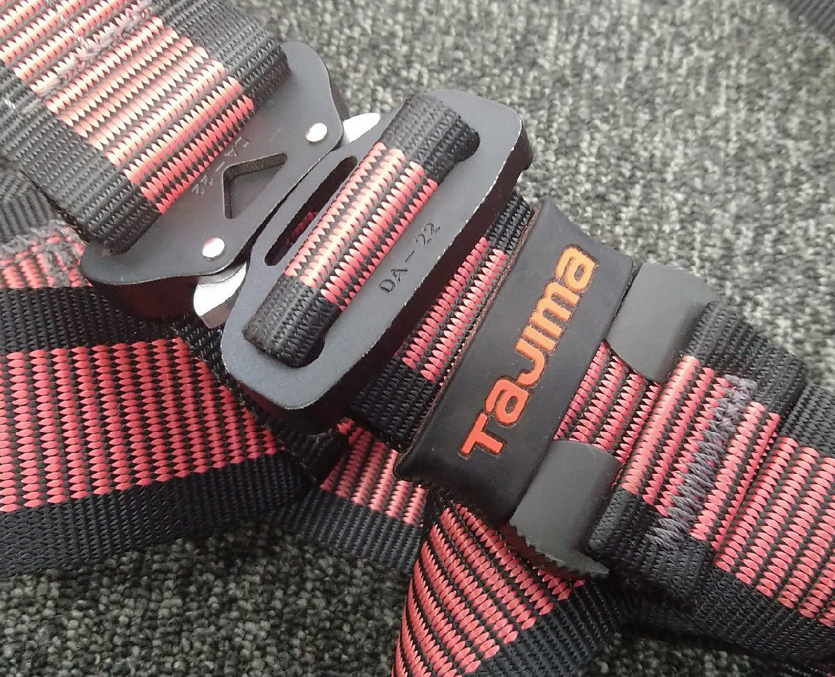 $ beautiful [TJM design tajima tool .. system stop for apparatus ( safety belt ) full Harness type Harness ZA line red L size AZAM-LRE]KH11687