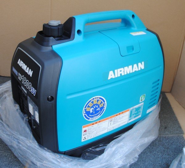 ☆未使用品 在庫品【北越工業 / AIRMAN 小型インバーターガソリンエンジン発電機 HP1800SV 】AC1.8KVA 100V 50/60Hz 災害用 非常用 P03117_画像6