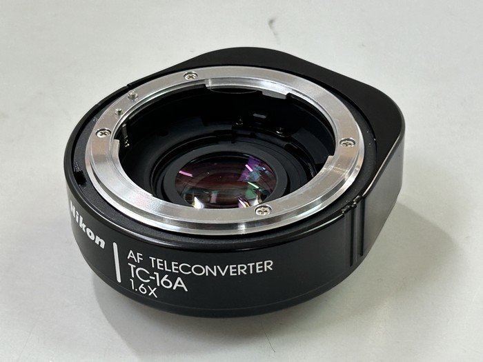 #極美品【Nikon ニコン テレコンバーター AF TELECONVERTER TC-16A 1.6x Fマウント 一眼カメラ用 カバーキャップ付】P03052_画像2