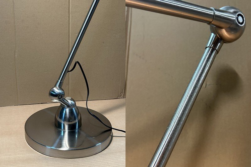 #デザイナーズ【HERMOSA ハモサ EN-010 FLOWREN TURKU FLOOR LAMP L トゥルク フロアランプ シルバー 点灯確認済 照明器具】P03034_画像6