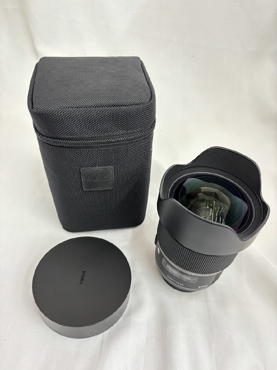 ●【SIGMA シグマ 20mm F1.4 DG HSM Art Nikon ニコン Fマウント 注目レンズ 人気 プロも愛用 保護ケース付き おすすめ】SF-12707