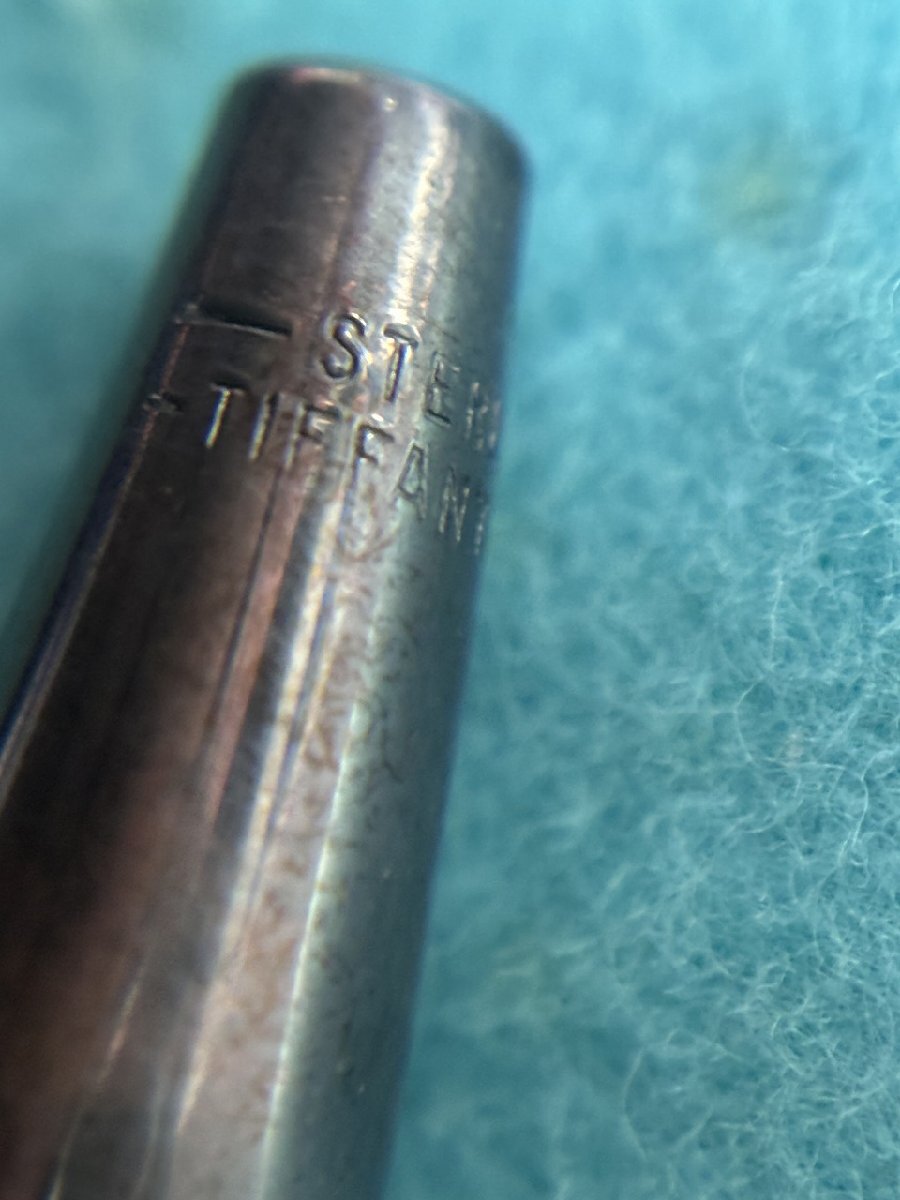 ●【Tiffany&Co ティファニー ボールペン ツイスト STERLING シルバー インク切れ ヴィンテージ 人気 文房具 ブランド雑貨】SF-12753の画像7