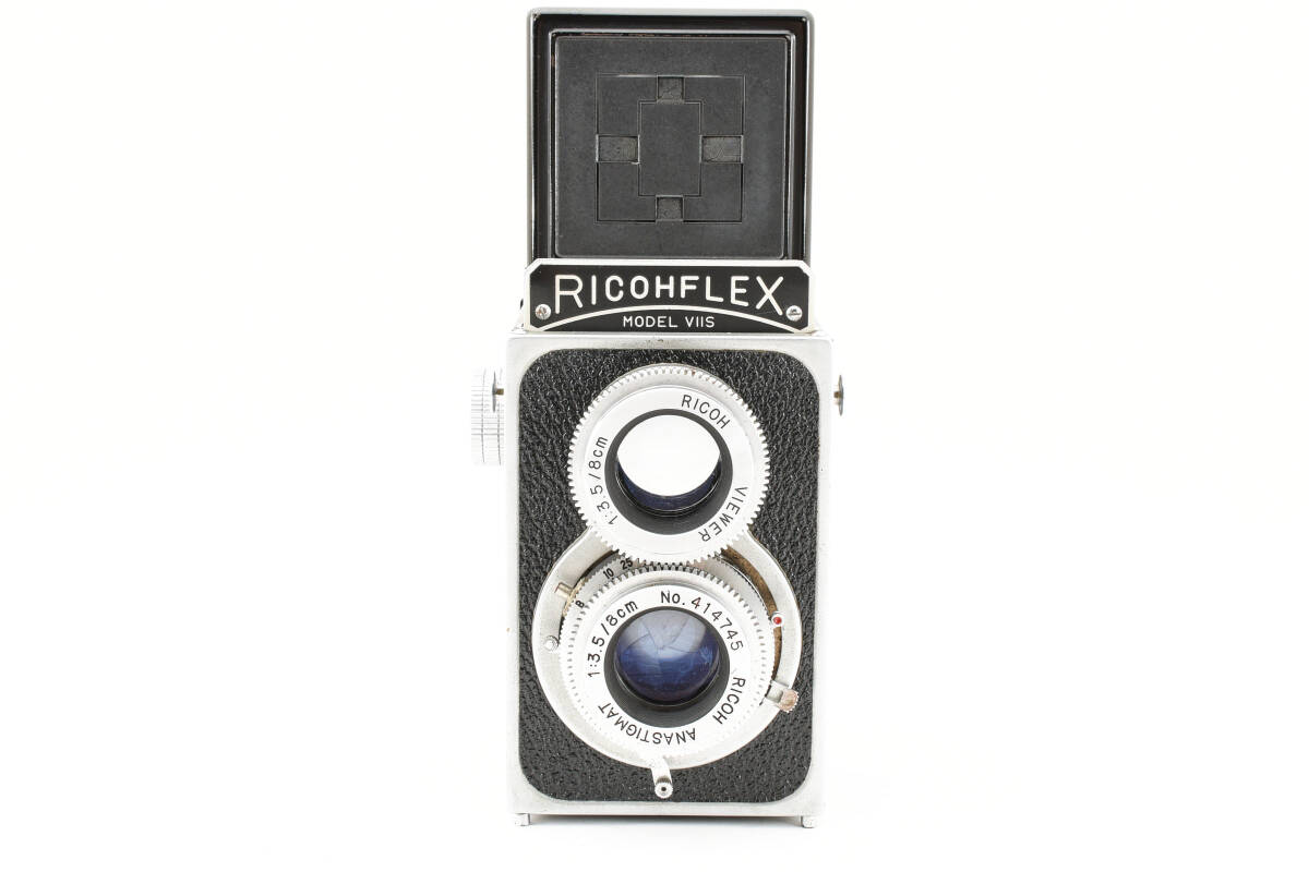RICOHFLEX リコーフレックス MODEL VII S VIIS 二眼レフ フィルムカメラ 2085513 ジャンク A10　_画像3