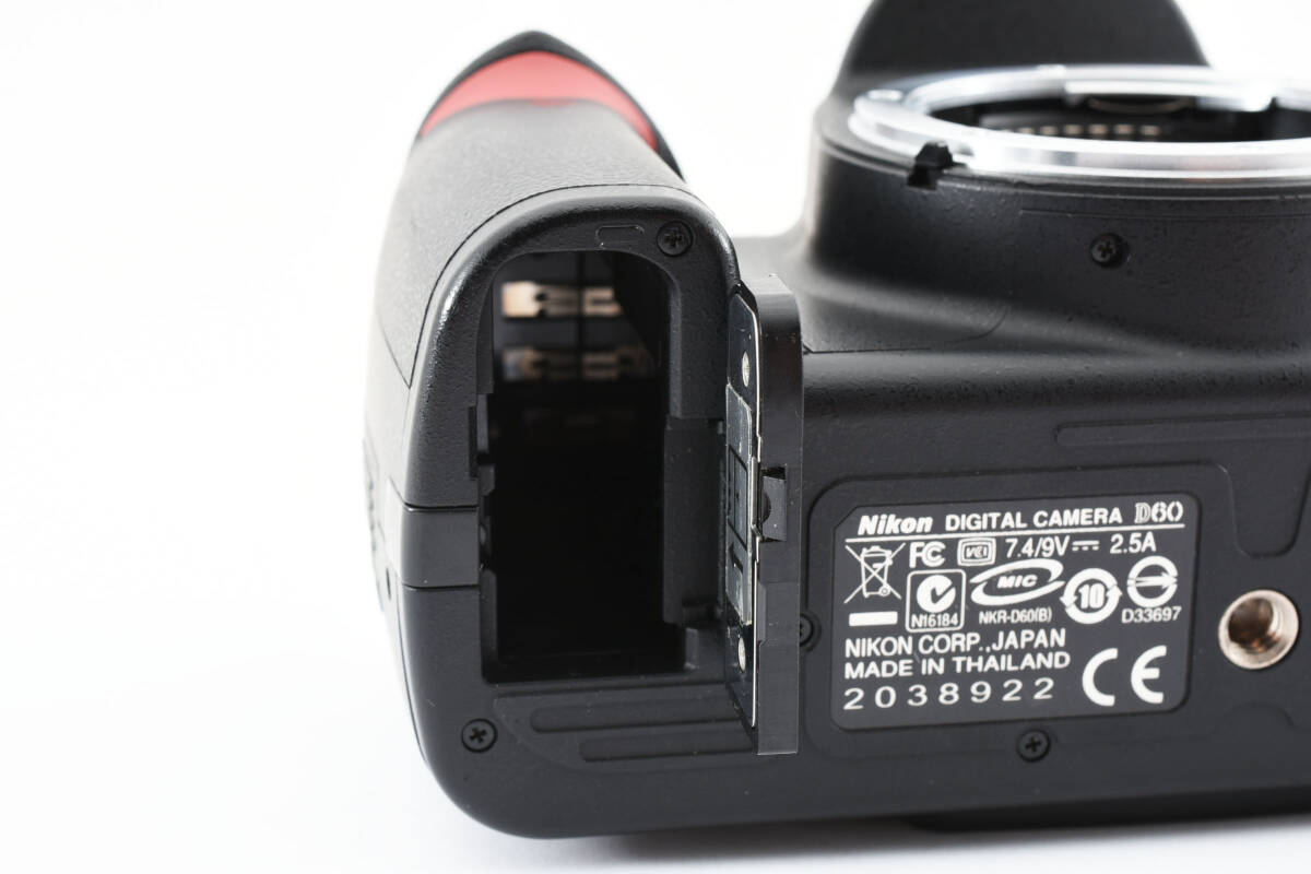 【ジャンク品】Nikon ニコン D60 デジタル一眼レフカメラ 2096159 B8　_画像9