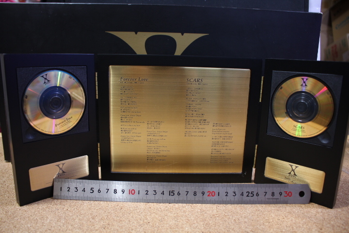 【 X JAPAN】　 CD 8cm　ゴールド・ディスク　ゴールド・ディスク・モニュメント　XJAPAN アルバム購入限定景品付_画像6