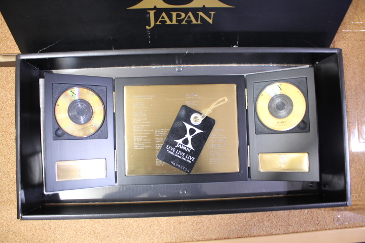【 X JAPAN】　 CD 8cm　ゴールド・ディスク　ゴールド・ディスク・モニュメント　XJAPAN アルバム購入限定景品付_画像3