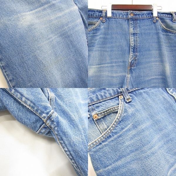 80s ★USA製★ サイズ W44 L32 Levi’s デニム パンツ ジーンズ ジーパン オレンジタブ リーバイス 古着 ビンテージ 3MA0710_画像6