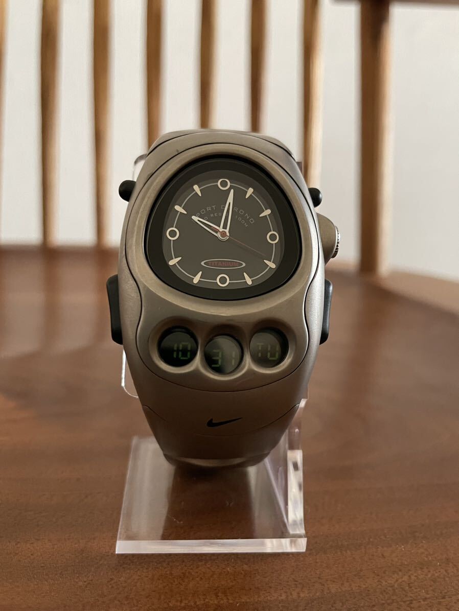【希少】NIKE wacth ナイキ時計 CROSS TRAINING ACG TRIAX チタニウムウォッチ y2k 腕時計 の画像1
