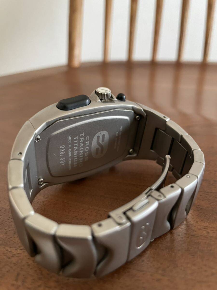 【希少】NIKE wacth ナイキ時計 CROSS TRAINING ACG TRIAX チタニウムウォッチ y2k 腕時計 の画像5