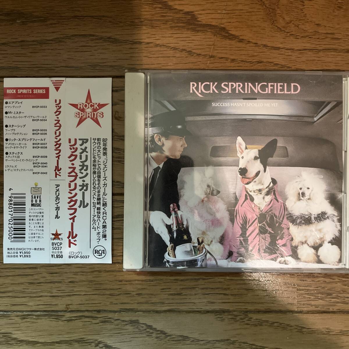国内盤　CD Rick Springfield Success Hasn't Spoiled Me Yet BVCP-5037 帯付き_画像1