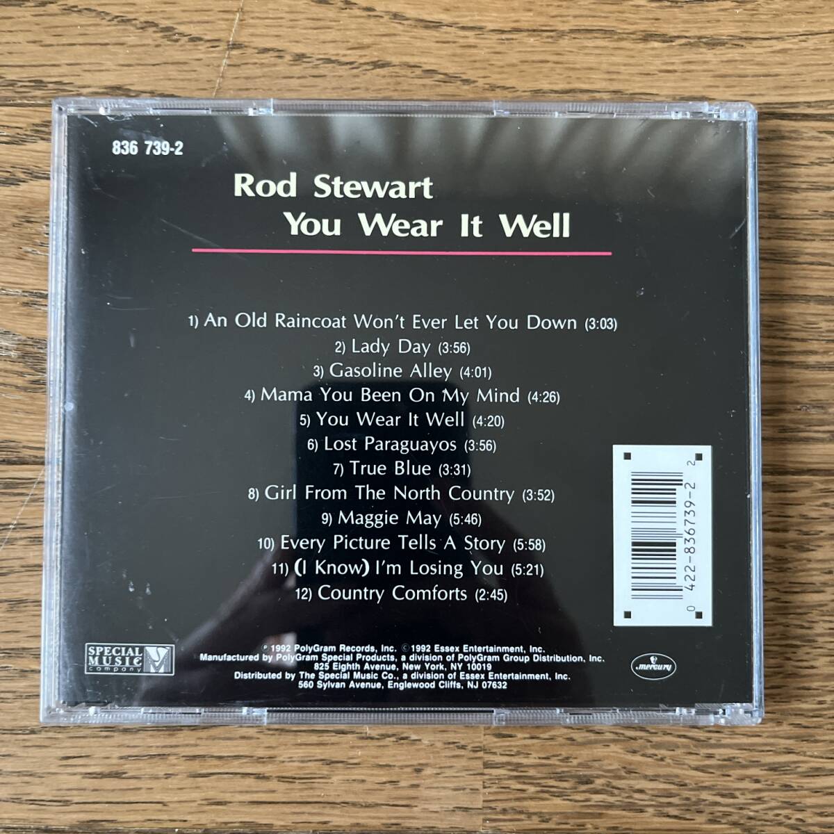 US盤　CD Rod Stewart You Wear It Well 836 739-2_画像2
