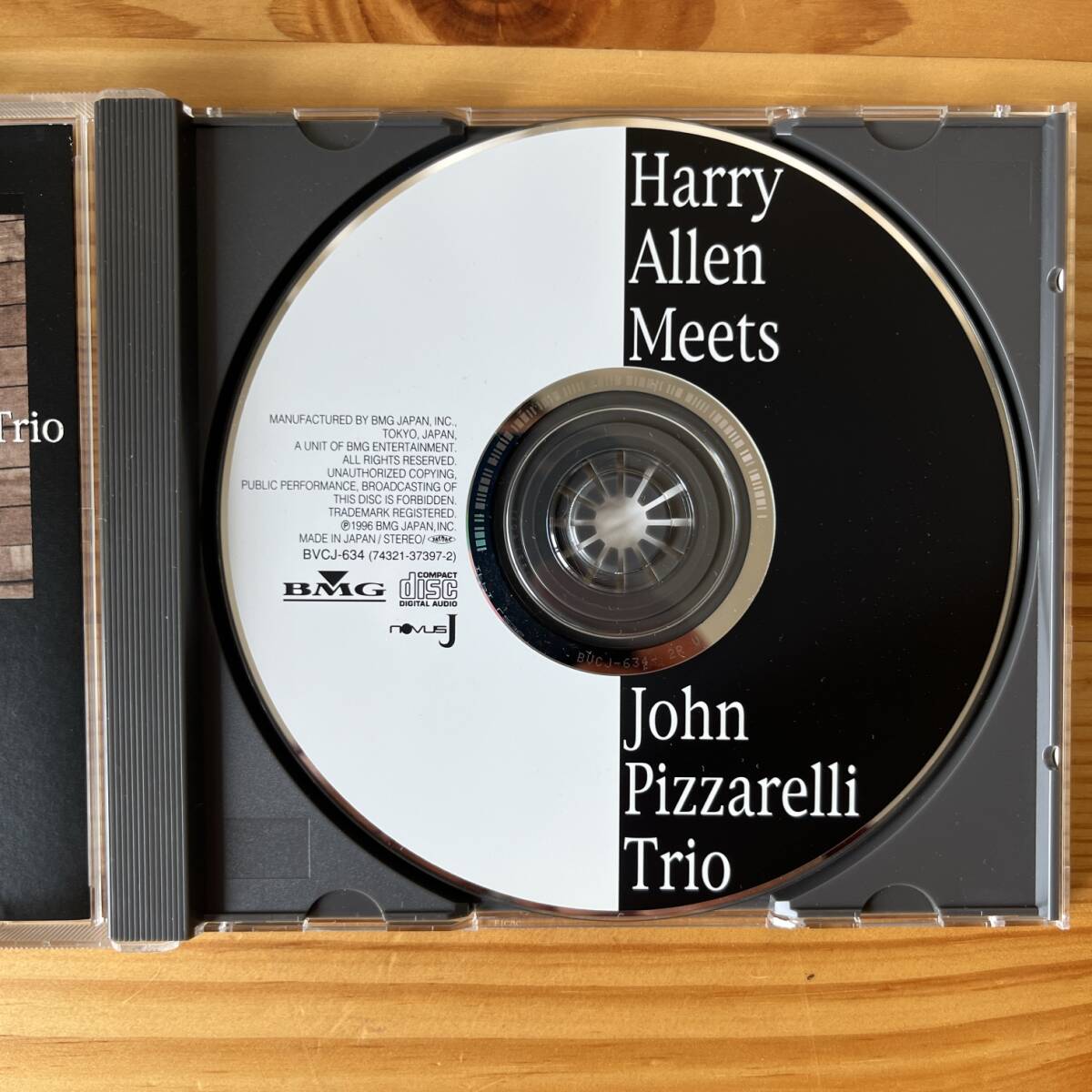 国内盤　CD Harry Allen Meets John Pizzarelli Trio* BVCJ-634 帯付き_画像4