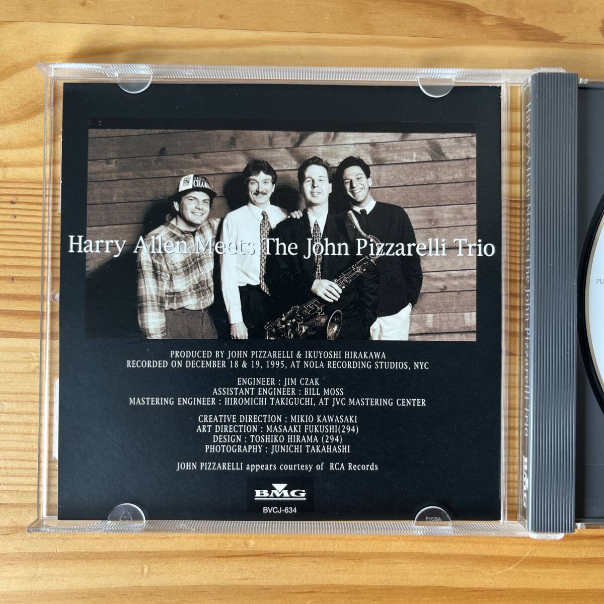 国内盤　CD Harry Allen Meets John Pizzarelli Trio* BVCJ-634 帯付き_画像3