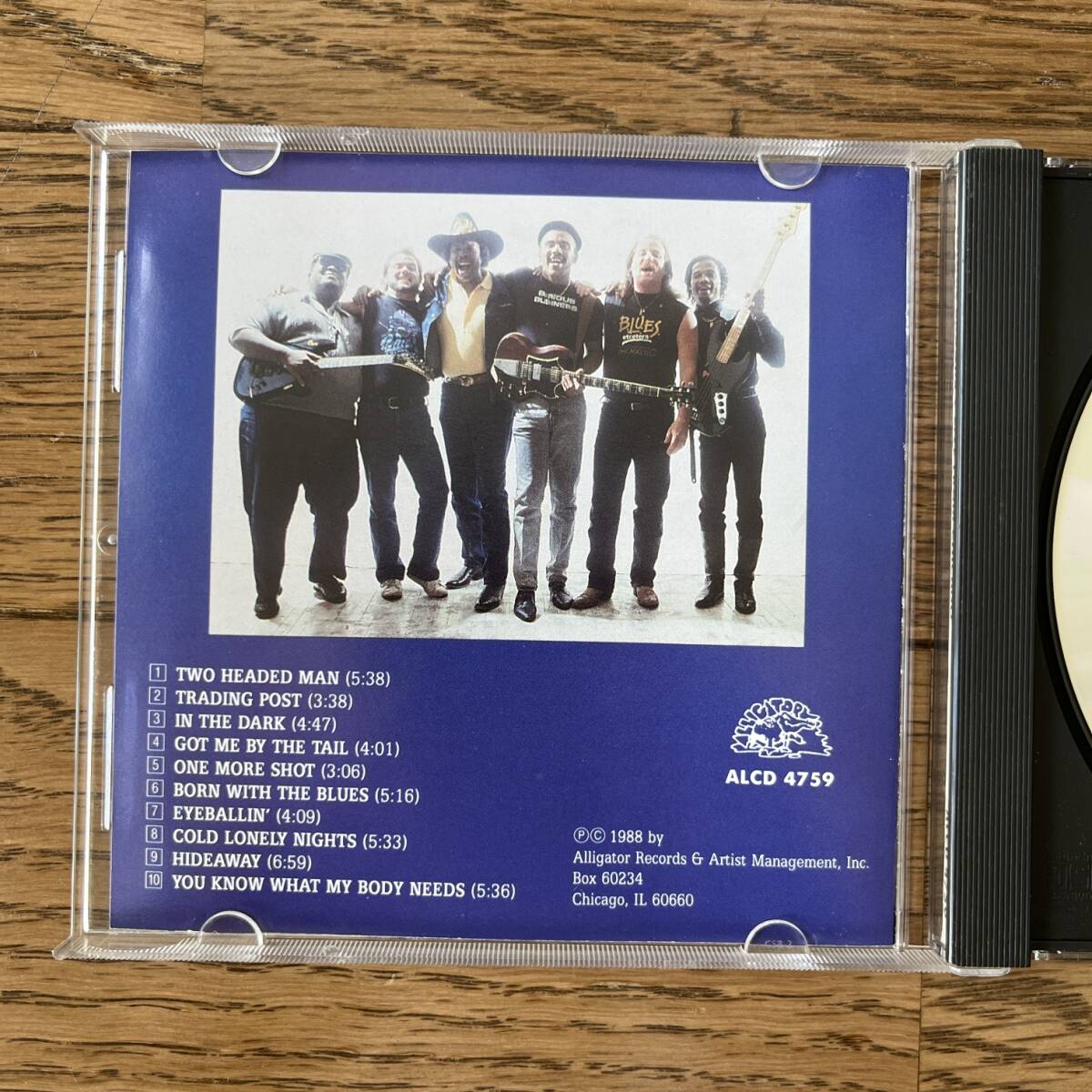 US盤　CD Lonnie Brooks Live From Chicago - Bayou Lightning Strikes ALCD 4759_画像3