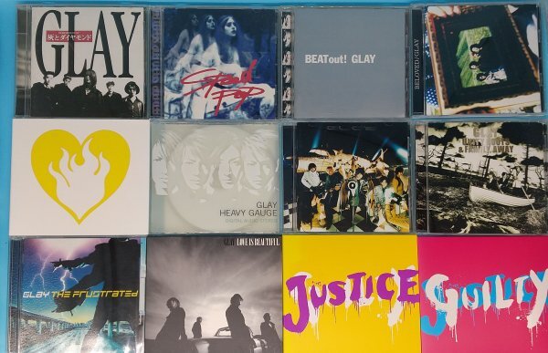 送料無料！【GLAY】CD　まとめて　24枚セット　アルバム12枚　シングル12枚_画像2