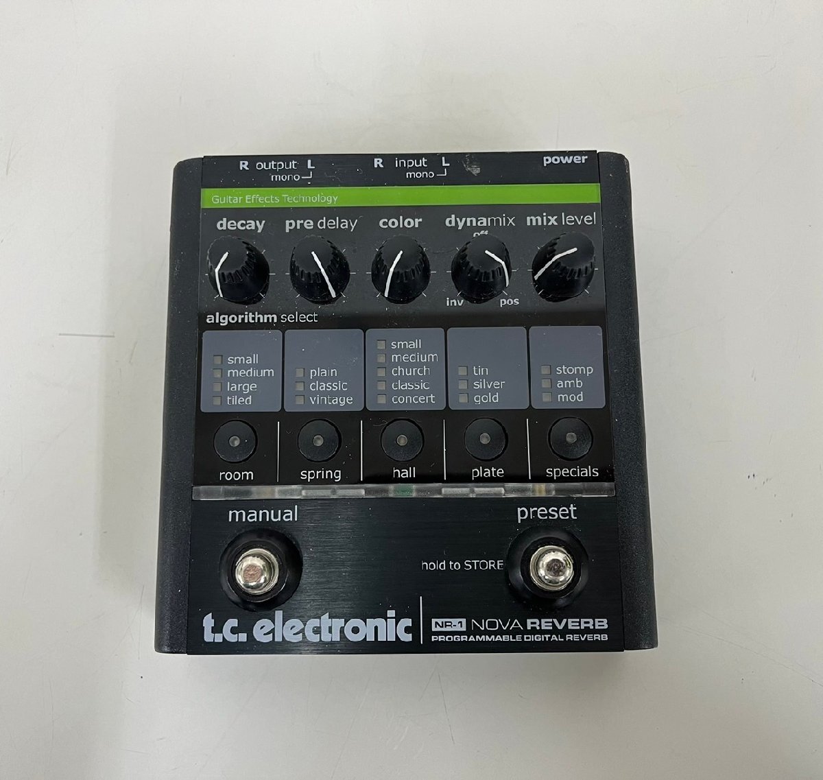 □s277 現状品★t.c. electronic NOVA REVERB NR-1 リハーブ エフェクターの画像3