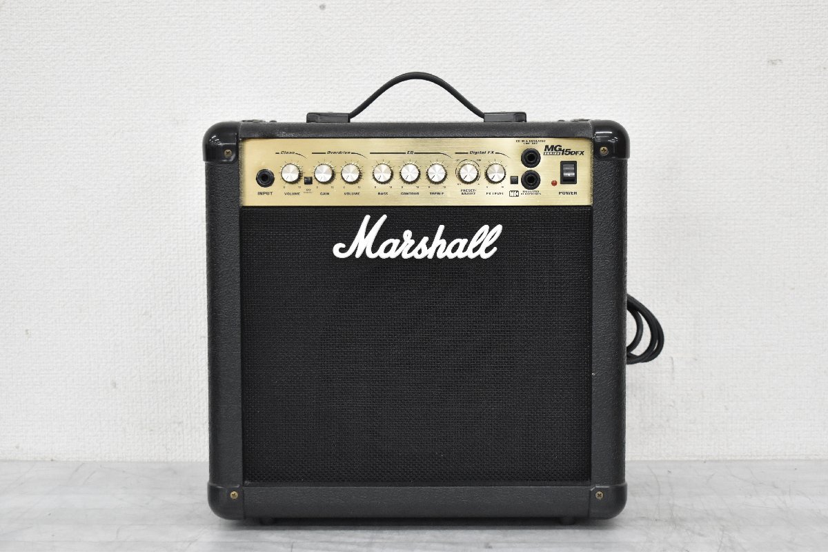 Σ1128 中古 Marshall MG15DFX マーシャル ギターアンプ_画像2