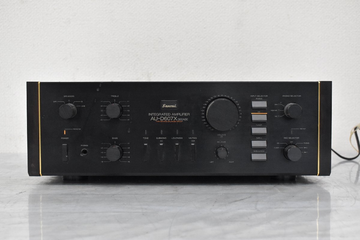 Σ1479 ジャンク Sansui AU-D607X サンスイ プリメインアンプ_画像2