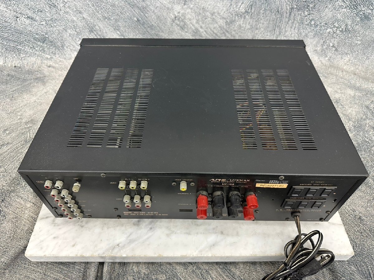 □t2622　中古★LUXMAN　LV-105　ラックスマン　プリメインアンプ_画像6