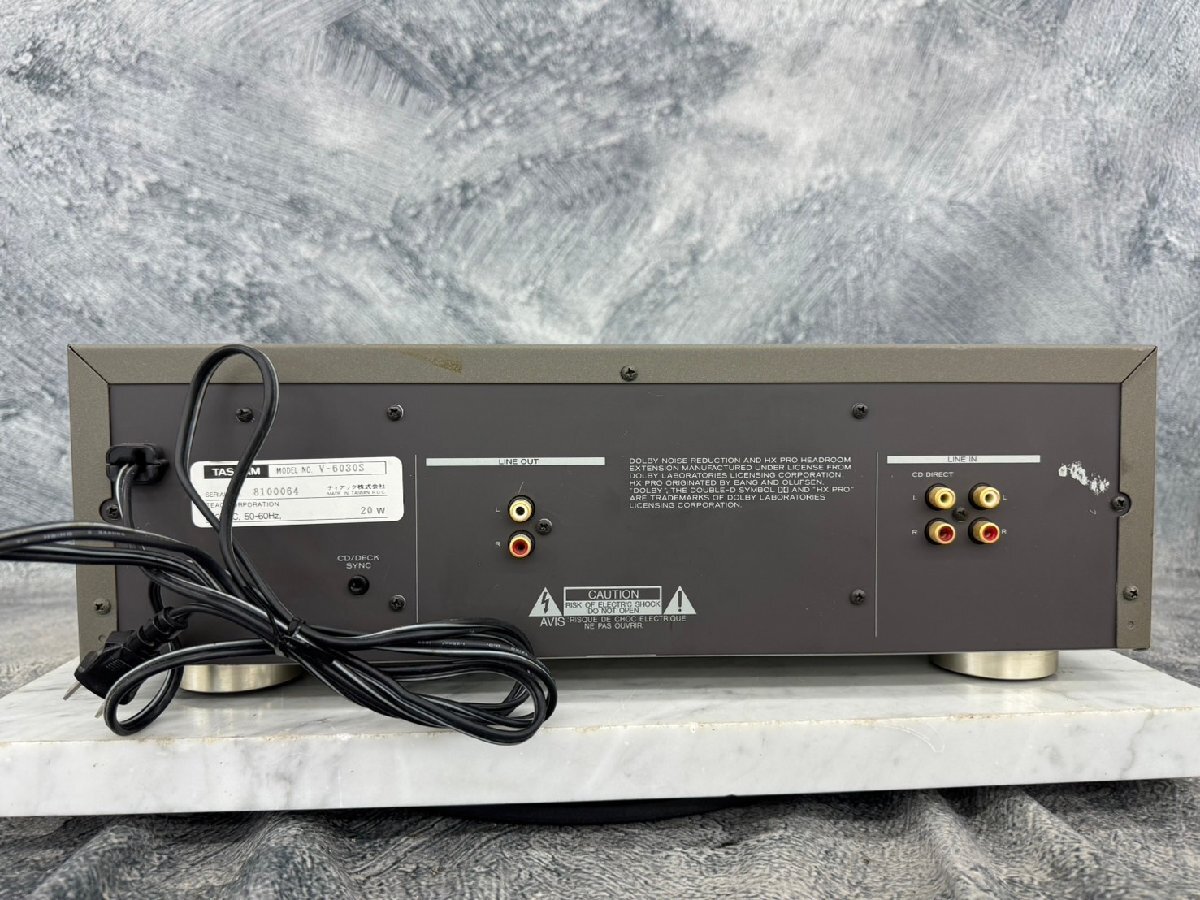 □t2641　中古★TEAC　ティアック　V-6030S　カセットデッキ_画像7