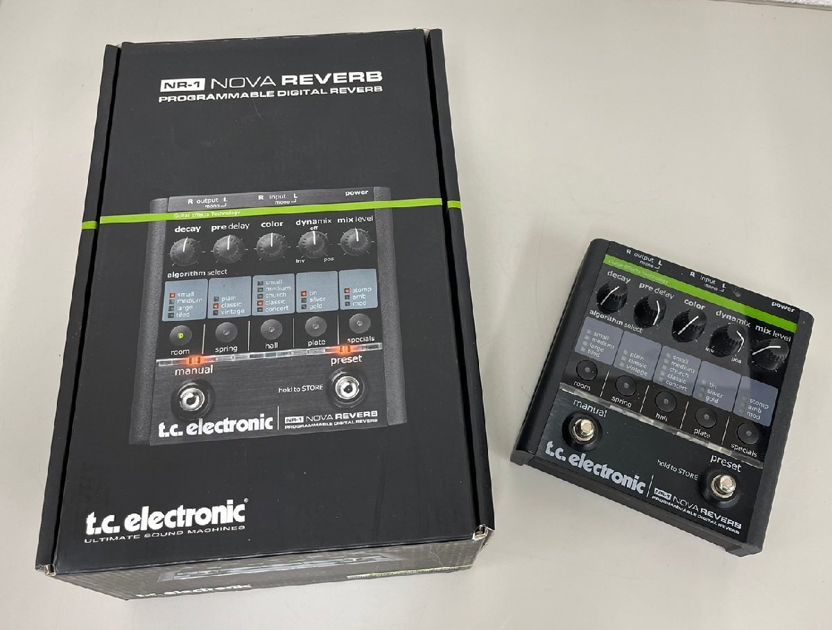 □s277 現状品★t.c. electronic NOVA REVERB NR-1 リハーブ エフェクターの画像1