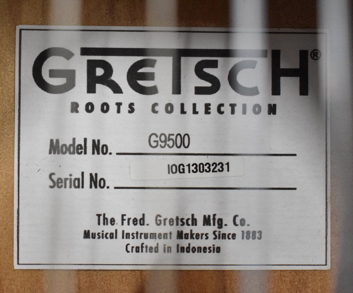 Σ1854 中古 GRETSCH G9500 #IOG1303231 グレッチ アコースティックギターの画像8