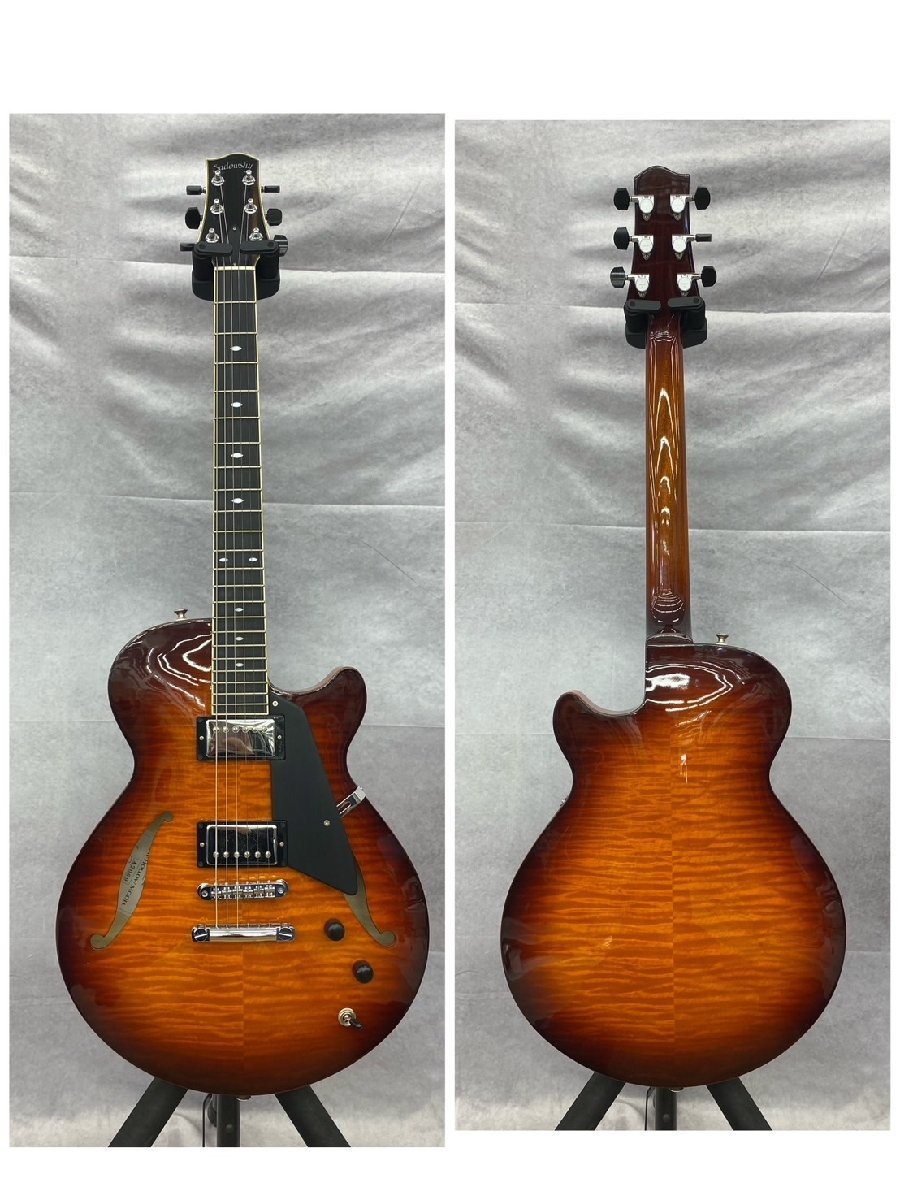 □t2408　中古★SADOWSKY　SEMI-HOLLOW MODEL　#A2069　サドウスキー　セミアコギター　ハードケース付き_画像4