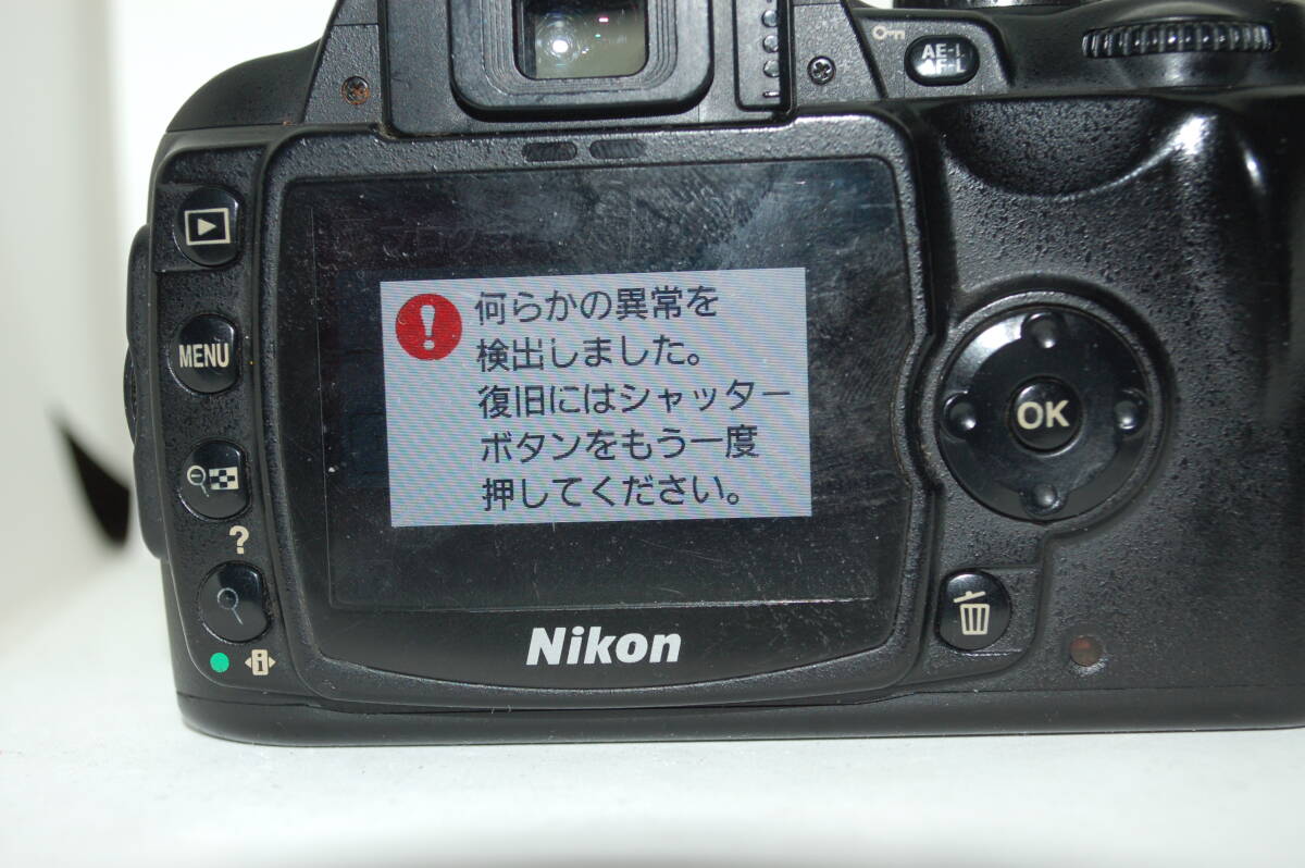 ジャンク品、Nikon D60 ボディーのみ。の画像1