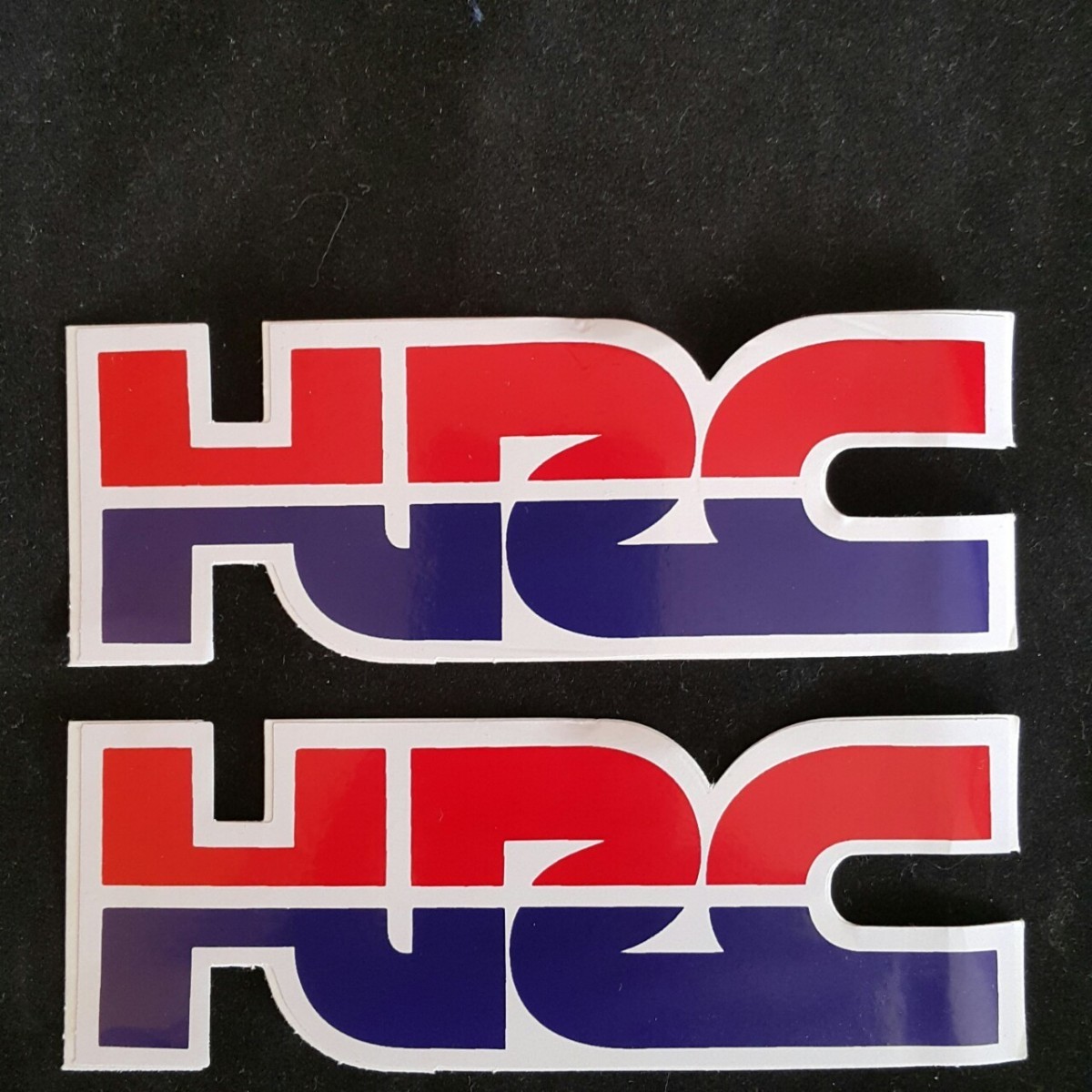 HRCステッカー2枚組H02 PVC防水の画像1