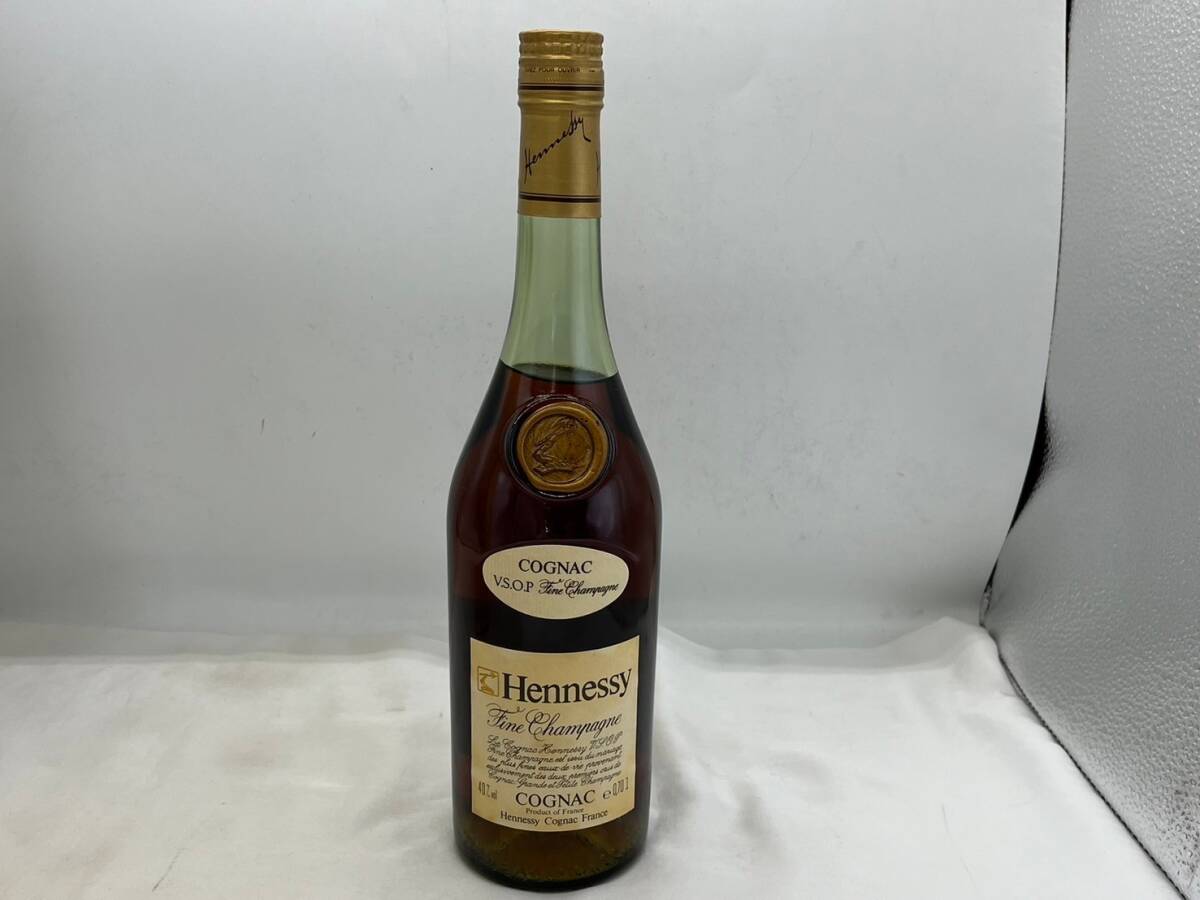 sk7406060/未開栓 ヘネシー コニャック VSOP ファインシャンパーニュ ブランデー スリムボトル 700ml 40% Hennessy COGNAC 洋酒_画像2