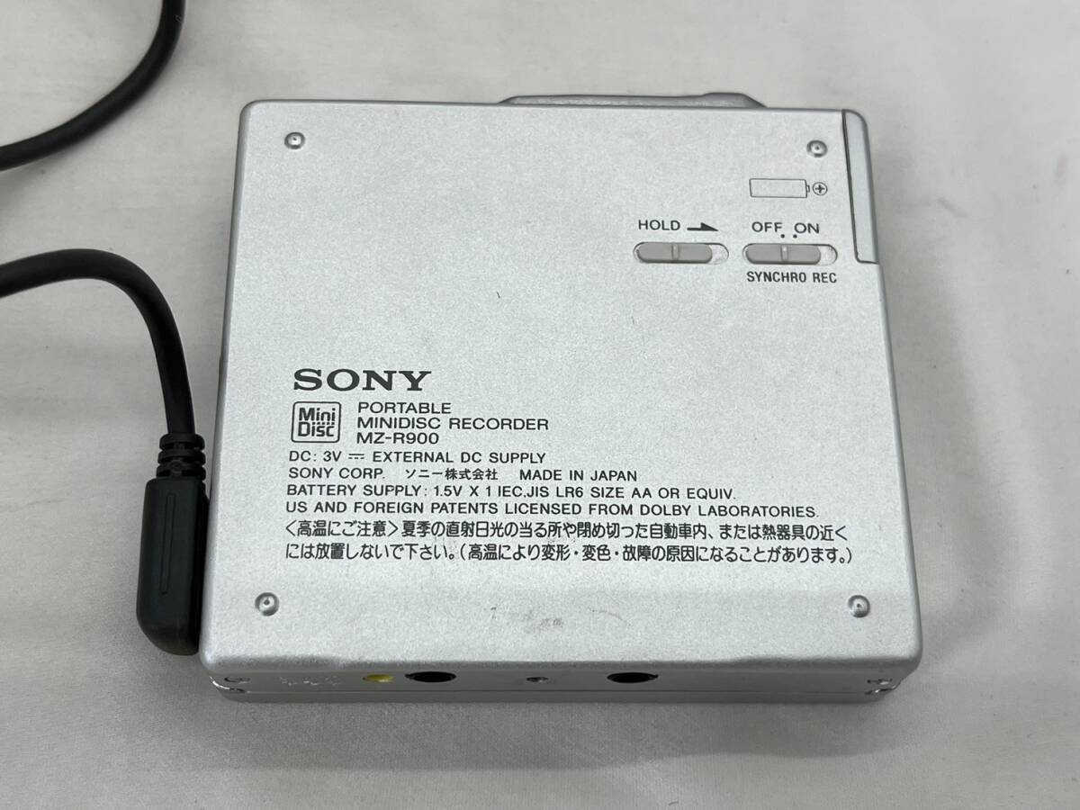 sk7455060/SONY ウォークマン MZ-R900 ポータブルMDプレーヤー ソニー Walkman シルバー レトロ_画像7