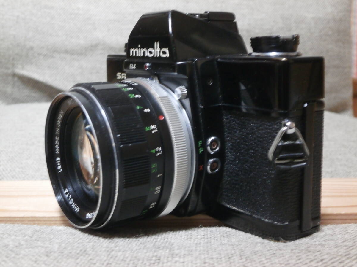 minolta SRT 101 MC ROKKOR-PF 1:1.4 f=58mm レンズ付き　動作確認済み_画像2