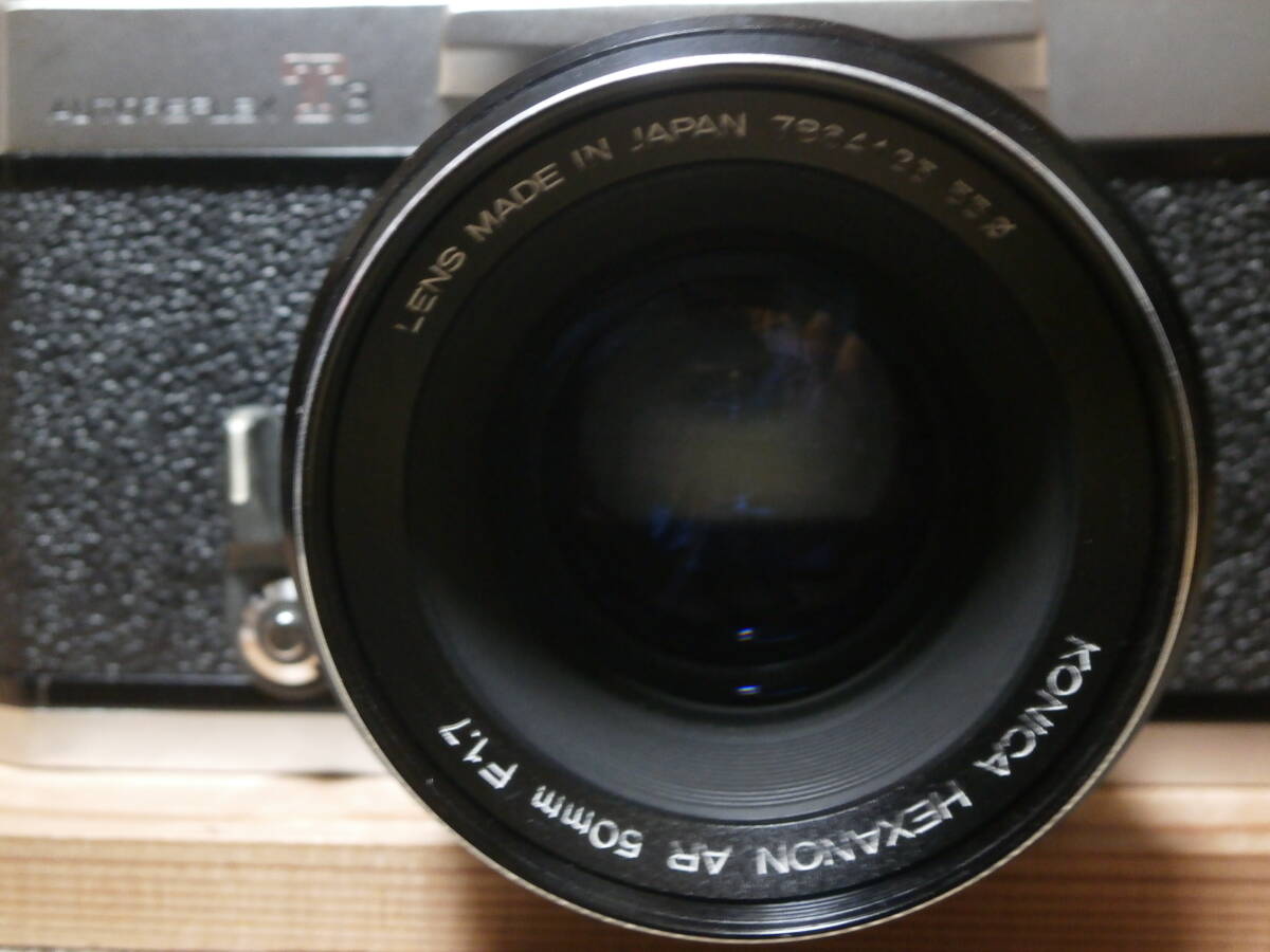KONICA AUTOREFLEX T3 HEXANON AR 50mm f 1.7 レンズ付き　現状品　動作確認済み_画像9