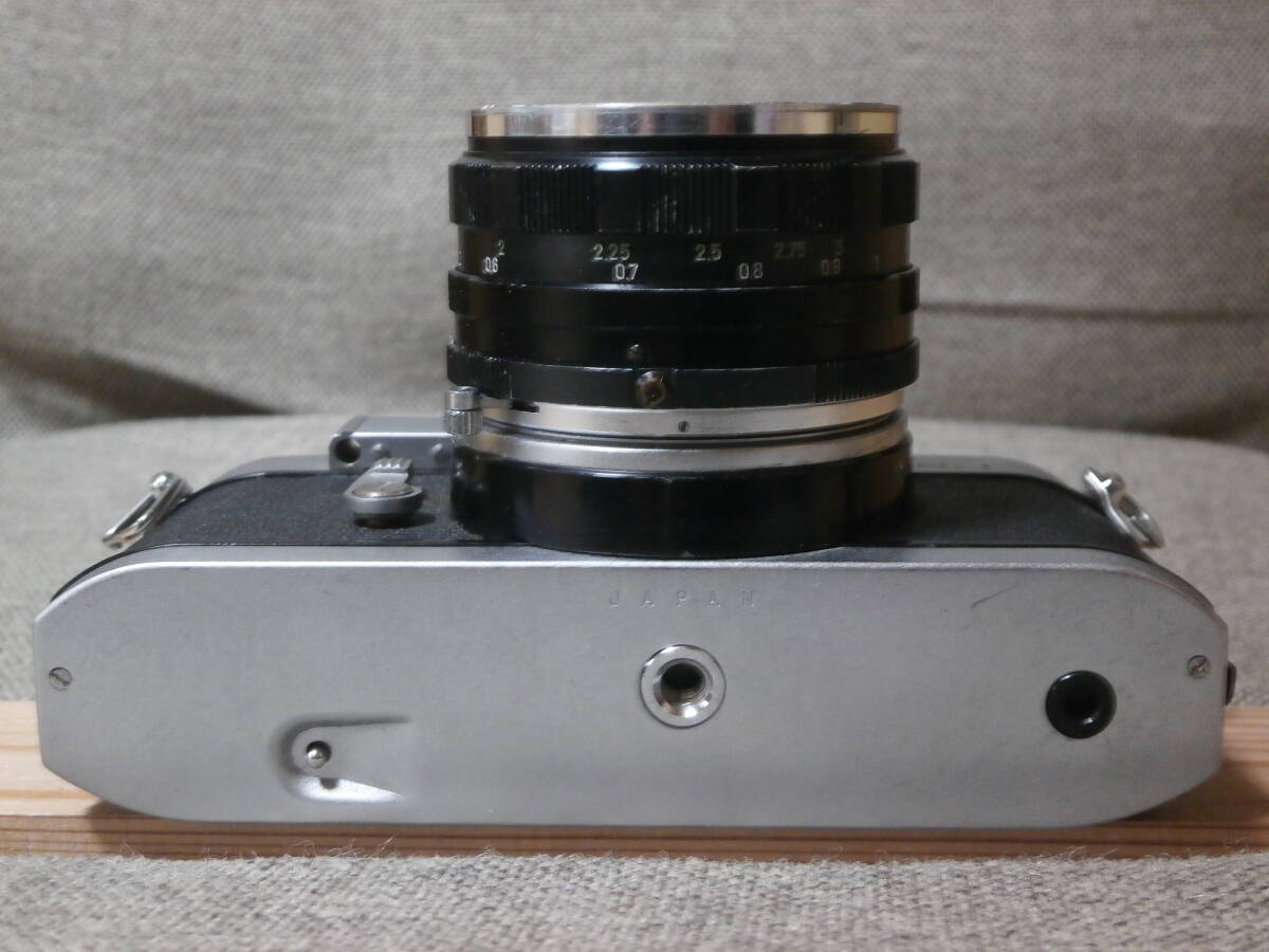 minolta(CHUYODA KOGAKU) SR-1 AUTO ROKKOR-PF 1:1.8 f=55mm レンズ付き　動作確認済み_画像7