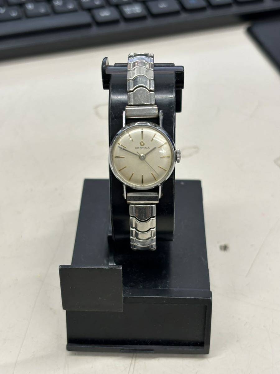 B4062[ античный ]CERTINA ручной завод женский часы 2102-053