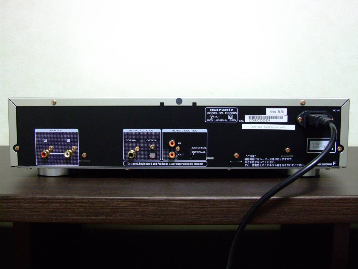 【アナログレコード音質】 marantz CDプレーヤー CD6007 高音質化改良品 syno tune Ultra Hyper Tune STUDER SA-10 SA-7S1でもご不満の方に_画像3