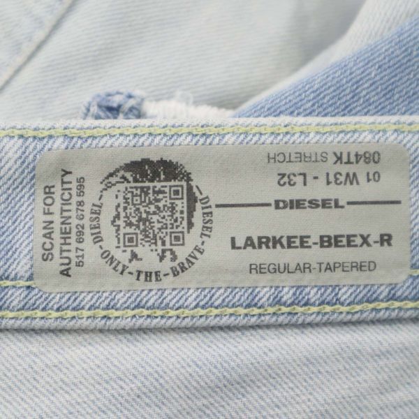 DIESEL ディーゼル 【LARKEE-BEEX-R 084TK】 ヴィンテージ加工 テーパード デニム パンツ ジーンズ Sz.31　メンズ　I4B00484_3#R_画像8