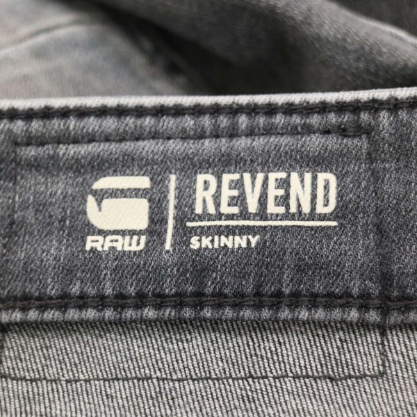 G-STAR RAW ジースター ロウ 【REVEND SKINNY】クラッシュ加工★ストレッチ スキニー デニム パンツ ジーンズ Sz.32 メンズ I4B00499_3#Rの画像8