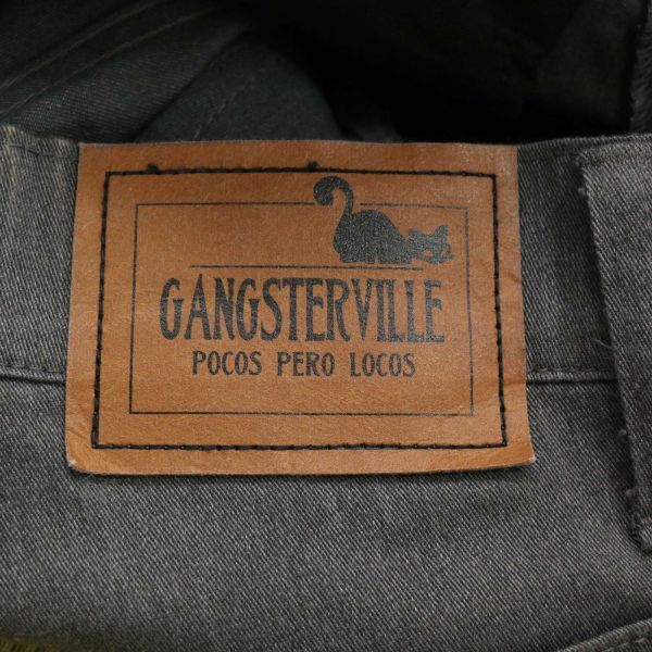 19SS★ GANGSTERVILLE ギャングスタービル グラッドハンド 【THUG】ツイル スリム チノ パンツ Sz.M　メンズ 日本製　I4B00542_3#R_画像9