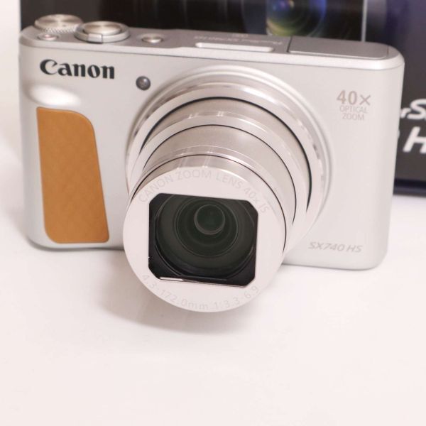 【新品】 CANON キヤノン PowerShot SX740 HS (SL) コンパクト デジタルカメラ Sz.F シルバー 開封後 テスト撮影のみ I4G00093_3#Uの画像7