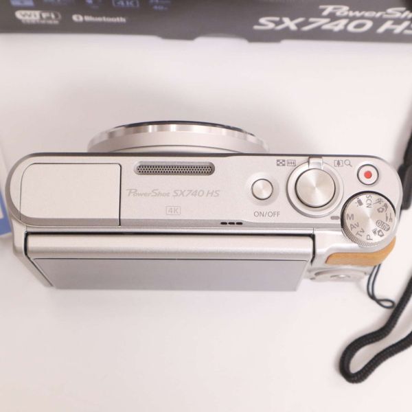 【新品】 CANON キヤノン PowerShot SX740 HS (SL) コンパクト デジタルカメラ Sz.F シルバー 開封後 テスト撮影のみ I4G00093_3#Uの画像4