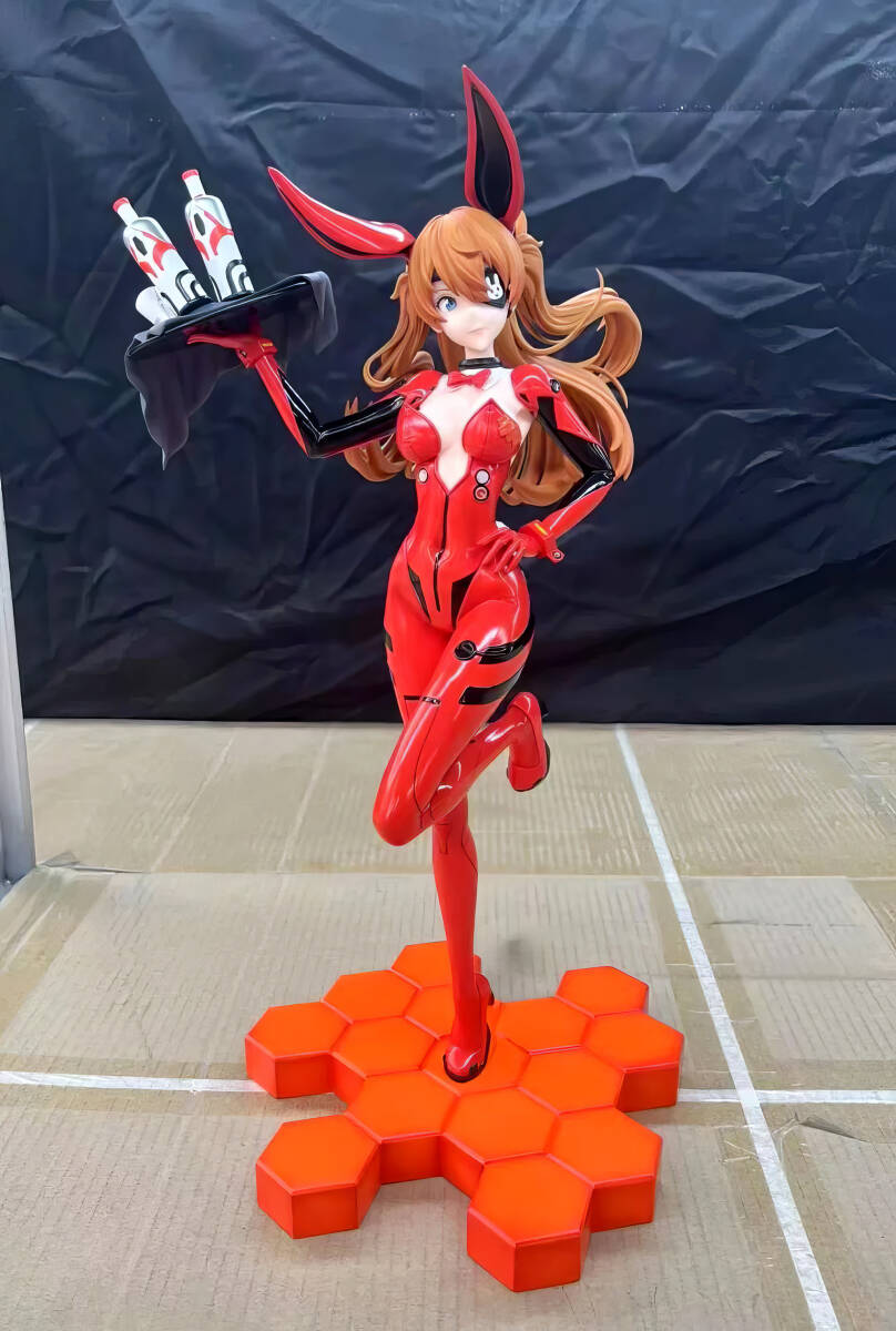 エヴァ 式波・アスカ・ラングレー バニープラグスーツ 高さ50cm エヴァ 式波・アスカ・ラングレー バニープラグスーツ 高さ50cm