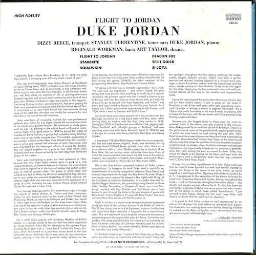 248907 DUKE JORDAN / Flight To Joedan(LP)_画像2