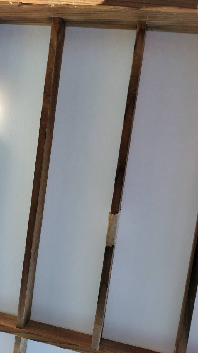 愛知店舗】③□障子戸□4枚セット 約177×66.5㎝ 障子 愛知店舗】③□障子戸□4枚セット 約177×66.5㎝ 障子
